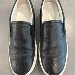 Men's Dublin GG Embossed Slip On Sneakers Size 8.5